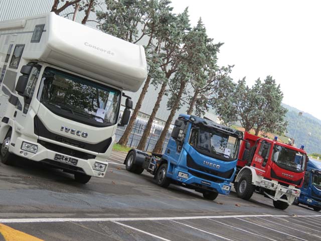Desde una versión de bomberos magirus hasta una autocaravana el Iveco Eurocargo se adapta a todo.